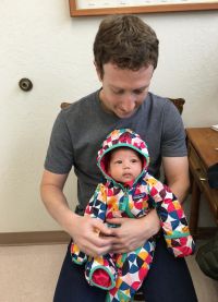 Марк Цукерберг с дочерью Макс