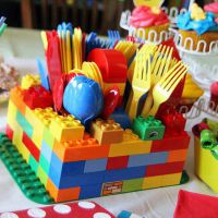 рожден ден на децата в стила на Лего 1