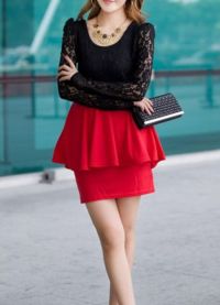 Černé a červené šaty 9