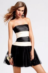 Czarno-biała sukienka 2