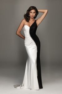 Черна и бяла рокля 7