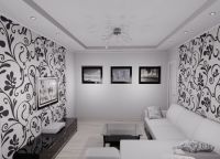 Vnitřní obývací pokoj v bílých tónech 3