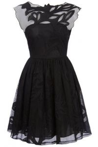 Черна коктейлна рокля 3