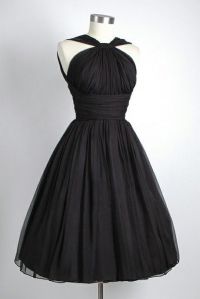 Черна коктейлна рокля 5