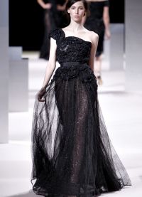 Czarna długa sukienka 1