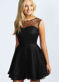 crna kratka haljina 1