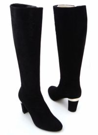 Suede Black Boots 2