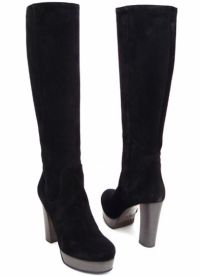 Suede Black Boots 3
