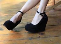crne sandale cipele 5