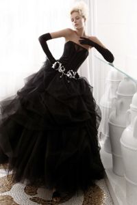 suknie ślubne czarno-białe 1
