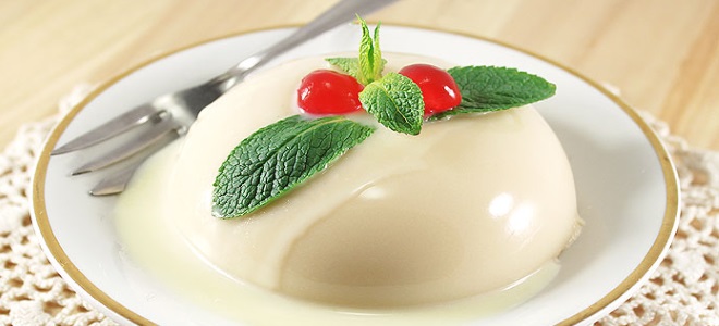 blancmange z jogurtového receptu