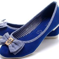 Niebieskie buty baletowe 1