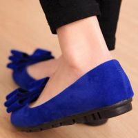 Niebieskie buty baletowe 6