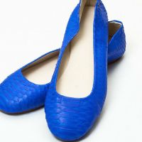 Сини балетни обувки 9