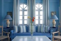 Modrá barva v interiéru9