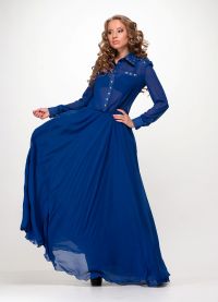 długa niebieska sukienka 5