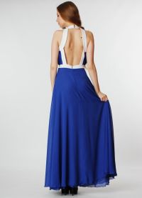 dlouhé šaty modré 9
