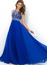 modré plesové šaty 1