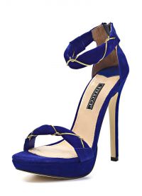 Plavi štaversni sandali 9