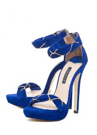 Modré sandály 3