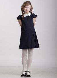 modré školní šaty 2