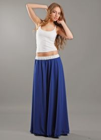 plava duga suknja 3