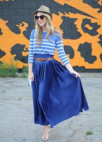 plava duga suknja 4