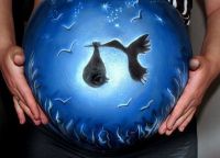 malowanie ciała dla kobiet w ciąży3