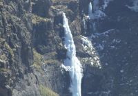 Водопад Leqaqoa зимой