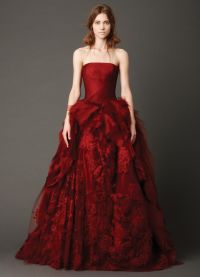 burgundska haljina 7
