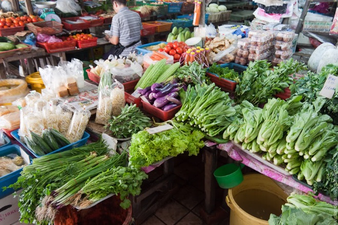 Рынок к Кота-Кинабалу