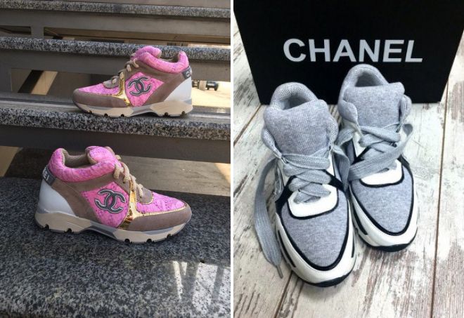 женские кроссовки Chanel