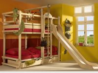 łóżko piętrowe dla dzieci ze zderzakami 5