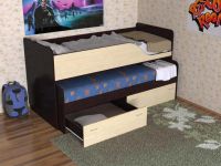 łóżko piętrowe dla dzieci z bokami 6
