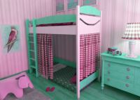 Łóżko piętrowe dla dzieci -2
