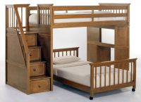 Łóżka piętrowe wykonane z drewna3