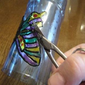 motýli z plastových lahví 21