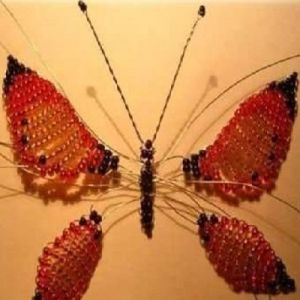 kako napraviti leptir od perli7