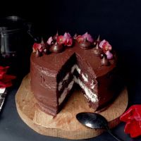 Торта Пиян череша в шоколад е класическа рецепта