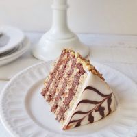 Original Esterhazy torta recept s čokolado kremo