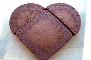Кремообразна торта във формата на сърце 2