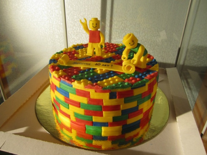 torta v obliki lego 4