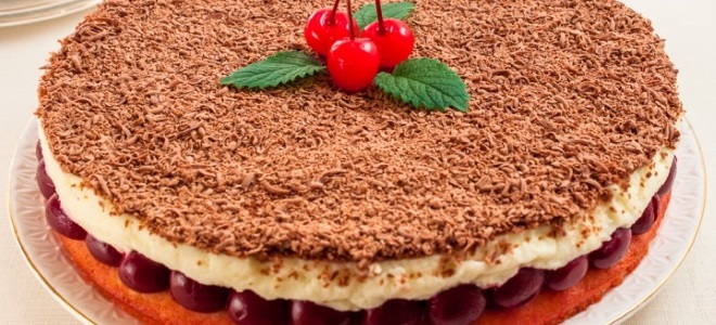 Cake "Cherry pleasure"