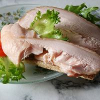 gotowana zawartość kalorii z piersi kurczaka