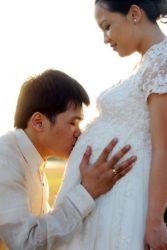 сватба по време на бременност