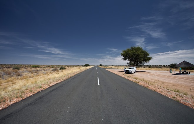 Автодорога в Намибии