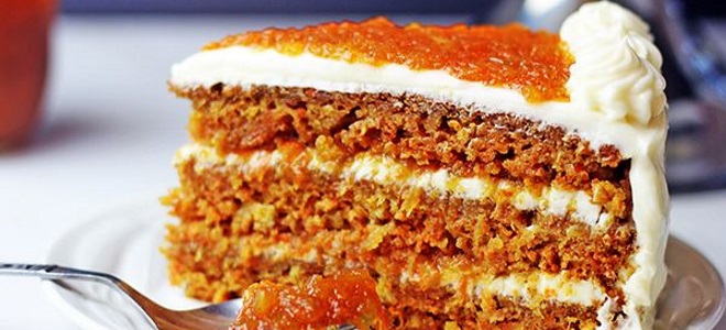 Chude ciasto marchewkowo-pomarańczowe