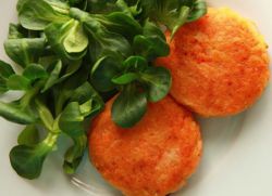 Cutlet carrot with manga