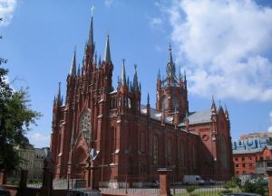 Католическа църква в Москва снимка 1