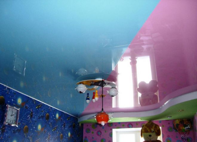 sufit w pokoju dziecięcym 2